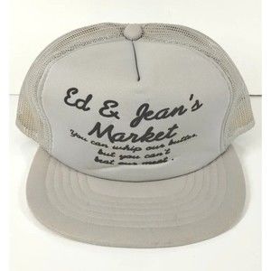 Ed and jeans baseball cap Mesh Trucker Hat Cap showcase Korea Snapback Advertise